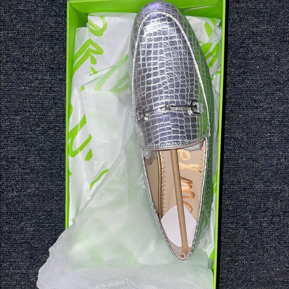 Sam Edelman Crocodile Pattern Loafers
